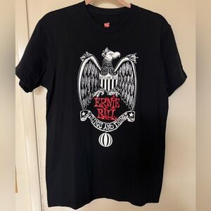 Ernie Ball - Men’s T-Shirt - Sz. M
“Strings and Things” and “Balls Are Best”